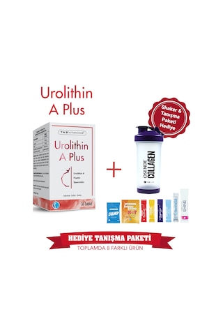 Tabvitamins Urolithin A Plus 30 Tablet Tanışma Paketi Shaker Hediyeli