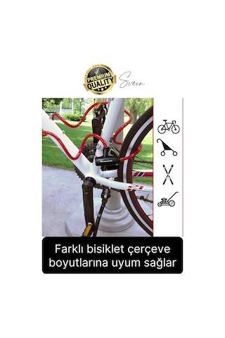 Premium Anahtarlı Çelik Halatlı Dayanıklı Bisiklet Motosiklet Scooter Kilidi 150 Cm Güvenli Pratik Çok Renkli