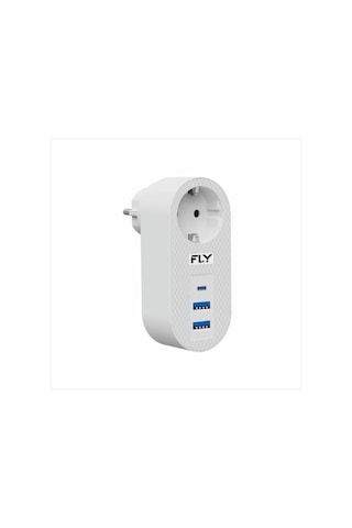 Fly-3400-01 Akım Korumalı 1 Li Priz 2-usba 1-c Soket 2.1a 10a 2500w Yok