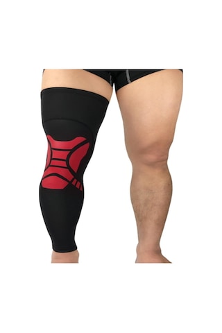 Geeksen Basketbol İçin Yazlık İnce Nihai Knee & Bacak Koruması - Siyah - M Bedeni - Nefes Alıcı Kumaş Hareketi Engellemez Siyah