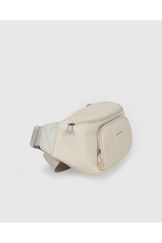 David Jones Unisex Bel Çantası Cm7364 Ekru