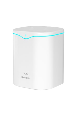 Youtek Beyaz 2l Çift Fönlü Ev Ofis Kullanıma Uygun Büyük Kapasiteli Otomatik Kapatma Ve Gece Lambalı Soğuk Buhar Nemlendirici