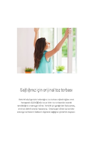 Bosch Uyumlu G Tipi Elektrikli Süpürge Bez Toz Torbası