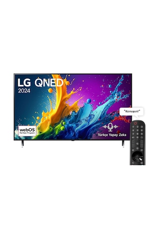 LG 55QNED80T6A 55" QNED80 4K Smart Led TV