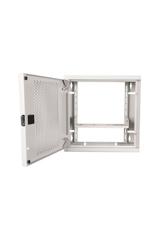 Alfafonet Wifi Box 280 Duvar Tipi Modem Ve Wifi Kutusu 280x120x280 Mm Mat Beyaz Perfore Metal Kapak Montajlı