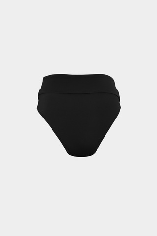 Açelyaokcu Premium Yüksek Bel Metıs Fit Kadın Bikini Altı Siyah