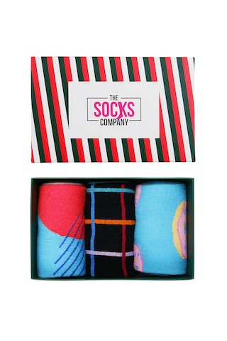 The Socks Company 3'lü Desenli Kadın Çorap Set 22kdcr988p Çok Renkli