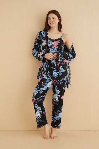 Arcan 3'lü Pijama Takımı Lacivert