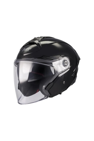 Kask Mt Cosmo Sv Pure A1 Parlak Siyah