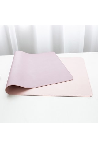 More TR Ally Su Geçirmez Deri Mouse Pad 80*40 Cm - Pembe
