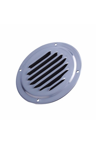 2'li Paslanmaz Havalandırma. 100mm. Yuvarlak. Krom Havalandırma