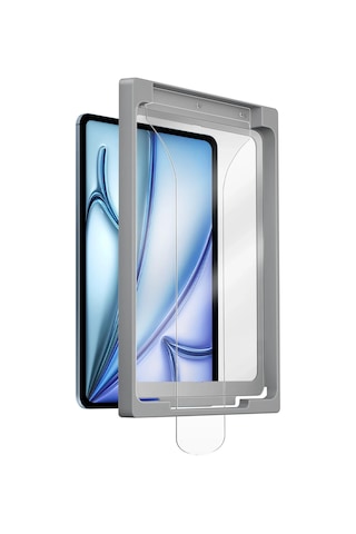 Apple Uyumlu iPad Air 7. Nesil M3 Ve 6. Nesil M2 11 Inç Ekran Koruyucu Temperli Cam Optix Exofit Kolay Kurulum