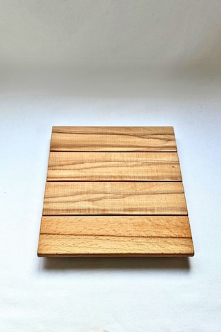 Dekoratif Ham 1. Sınıf Masif Ahşap El Yapımı Sunum Altlığı, Nihal