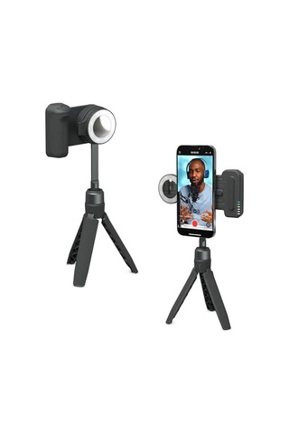 Kit - Snapgrip Snaplight Snappod Ve Taşıma Çantası Içerir - Manyetik Montaj Her Telefona Takılır Gece Yarısı Diğer