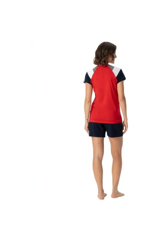 U.s. Polo Assn. Kadın Kırmızı T-shirt Cepli Şort Takımı-kırmızı Kırmızı