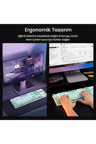 Aula S500 Blue Switch Rgb Makrolu Kablolu Gaming Mekanik Oyuncu Klavyesi