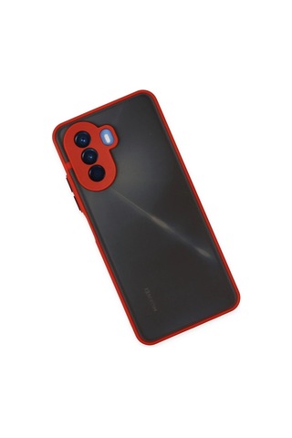 Huawei Nova Y70 Kılıf Montreal Silikon Kapak - Kırmızı Düz Renkli