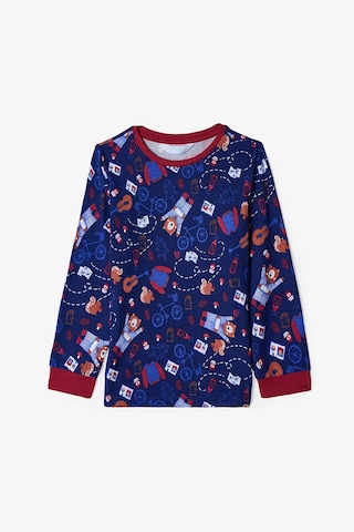Penti  Lacivert Erkek Çocuk Bear Style Ayı Desenli Termal Etkili Pijama Takımı