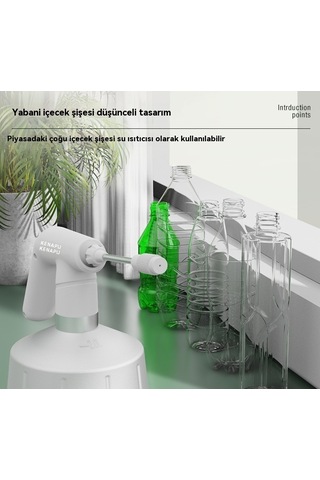 Airron Eternal Luck 2l Elektrikli Bahçe Yağmurlama Sulama Tenekesi-mavi 002