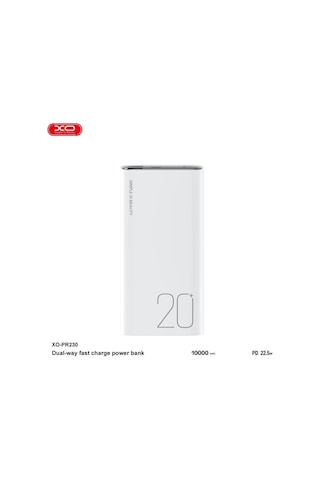Pr230 20000mah Led Göstergeli 22.5w Hızlı Şarj Destekli Taşınabilir Powerbank Beyaz