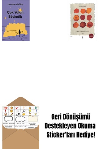 Çok Yalan Söyledik + Işık Ülkesinden + Okuma Sticker'ları