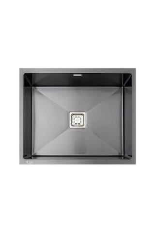 Gl General Neo 50 40x50 Antrasit Petek Dokulu Çelik Mutfak Eviyesi 304 Paslanmaz Çelik 1mm