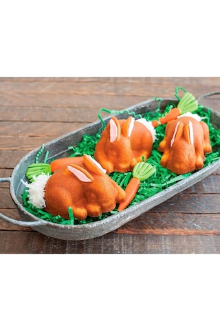 Nordicware Minik Tavşanlar Kek Kalıbı Renkli
