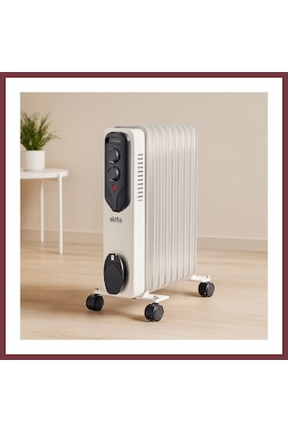 Storeşahin 9 Dilimli Yağlı Radyatör Isıtıcı - 800/1200/2000w, Ayarlanabilir Termostat Shn0720