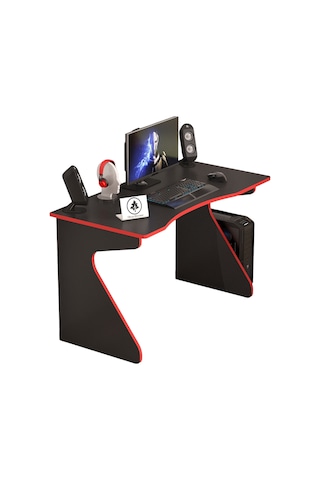Oyuncu Masası Gamer Model Çalışma Masası Siyah-kırmızı Model Hilal Model