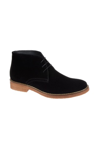 Friendly Hakiki Deri Günlük Erkek Bot Z-14 Siyah Süet
