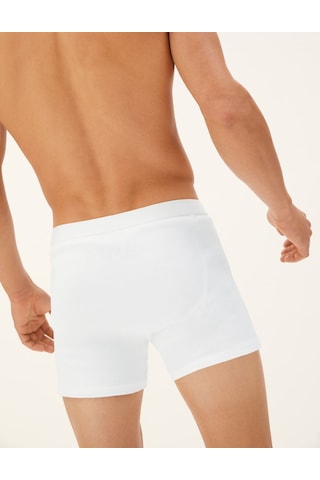 Marks & Spencer Saf Pamuklu 5'li Cool & Fresh Trunk Seti Beyaz