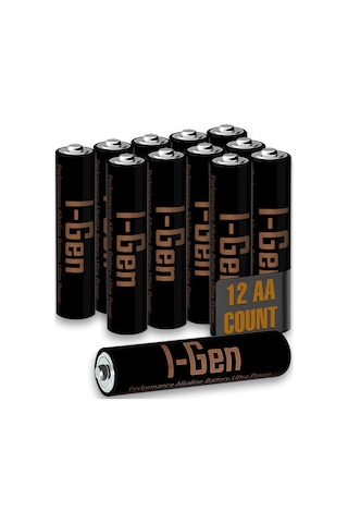 I-Gen A116 Ultra Alkalin AA Kalem Pil 12'li Paket LR6 1.5V