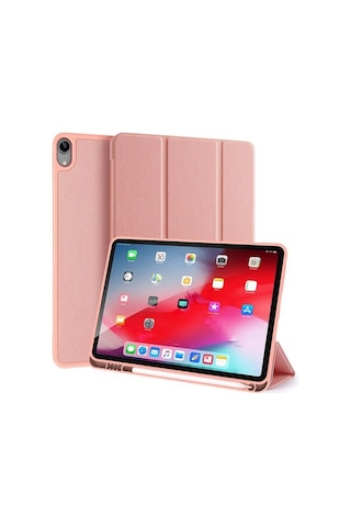 Dux Ducis iPad Uyumlu Air 4 10.9 Kılıf Kalem Yerli Soft Tpu Mıknatıslı Kılıf Domo - 5775 Tablet Kılıfı