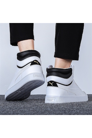 Puma Shuffle Mid Unisex Günlük Spor Ayakkabı 38074801 Beyaz