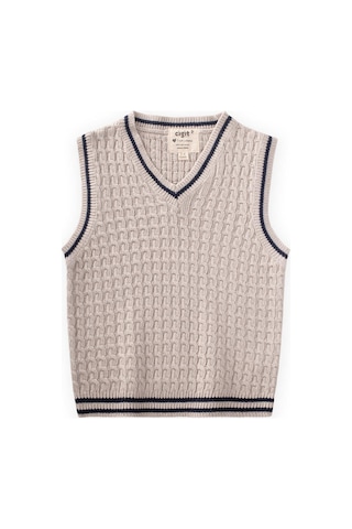 Saş Örgü Triko Süeter 3-9 Yaş Taş Taş