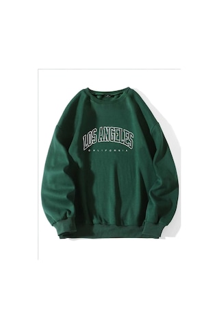 Kadın Yeşil Los Angeles Sweatshirt Yeşil
