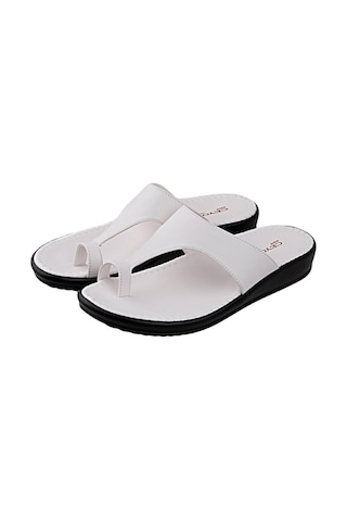 Muya Ceyo 9200-2 Kadın Anatomik Parmak Arası Terlik Beyaz 36-40 001