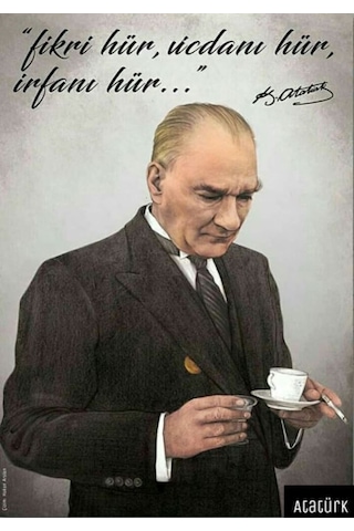 Çizim Atatürk Kanvas Tablo Canvas Duvar Dekarasyon Duvar Süsü Hediyelik Ölçü Seçmeyi Unutmayınız :
