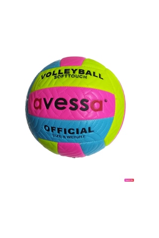 Avessa Vlm-700 Dikişli Soft Touch 280 Gr Fosforlu Deri Voleybol T Çok Renkli