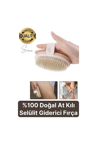 Svein Doğal At Kılı Çatlak Karşıtı Banyo Peeling Fırçası