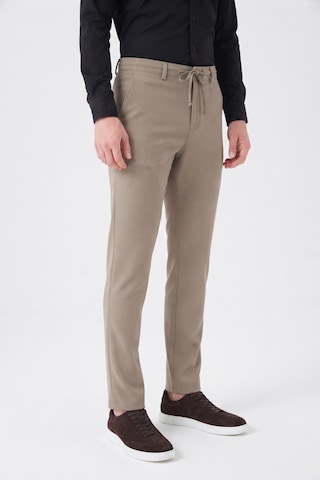 Günce Erkek Regular Kalıp Jogger Pantolon Armürlü Kumaş Bgl-st05633 Bej