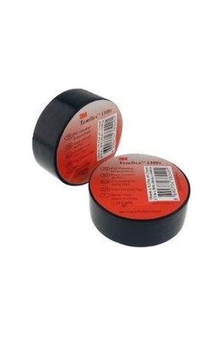 3M  Temflex  1300E İzole Bant 100 Adet Siyah