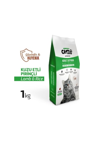 Catzo Premium Kuzu Etli Kedi Maması 3 x 1 KG
