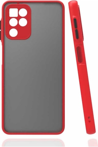 Samsung Uyumlu Galaxy M22 Kılıf Zore Hux Kapak Kırmızı