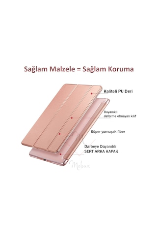 Huawei Uyumlu Mate Pad T8 Kılıf PU Deri Smart Standlı Case