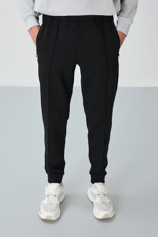 Tommy Life Darian Kırçıllı Siyah Jogger Erkek Eşofman Alt - 82113 Siyah