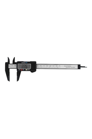Hegi Kumpas Dijital Lcd Ekran Karbon Fiber Hassas 150mm Kalınlık Ölçer-25087