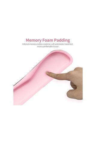 Pazly Ergonomik Hafızalı Köpük Klavye Ve Mouse Bilek Desteği, Pembe