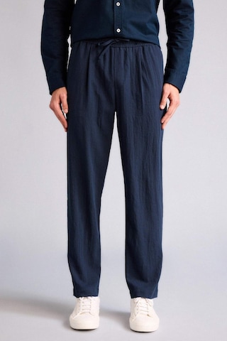 Defacto Relax Fıt Kısa Paça Keten Görünümlü Pantolon E4790ax26smnv146 Lacivert-nv146