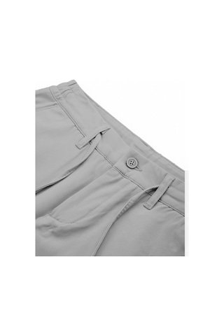 Deepsea Erkek Gri Esnek Kumaş Slim Fit Beli Lastikli Günlük Spor Pantolon 2601070 Gri